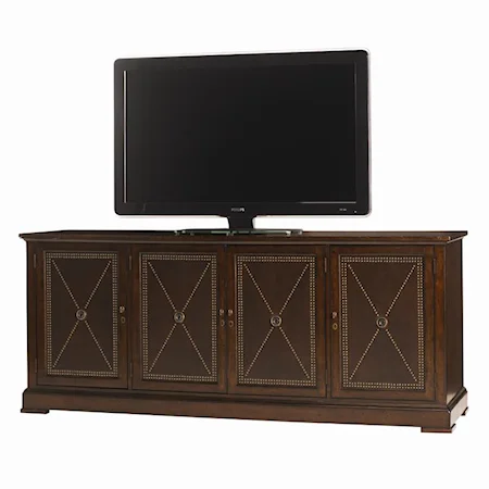 Westminster Entertainment Console with 4 Interchangeable Doors